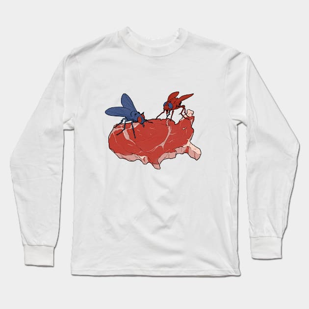 The Two Parties Long Sleeve T-Shirt by deimos-remus